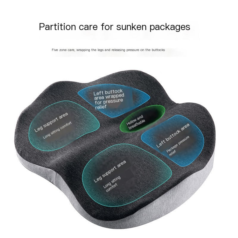 Memory Foam Seat Cushion – Ergonomic, 44x40cm