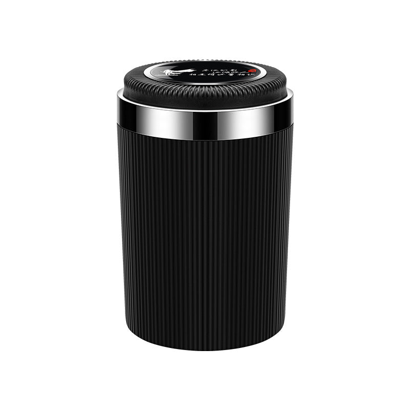 Car Ashtray with One-Click Cover – Metal Liner