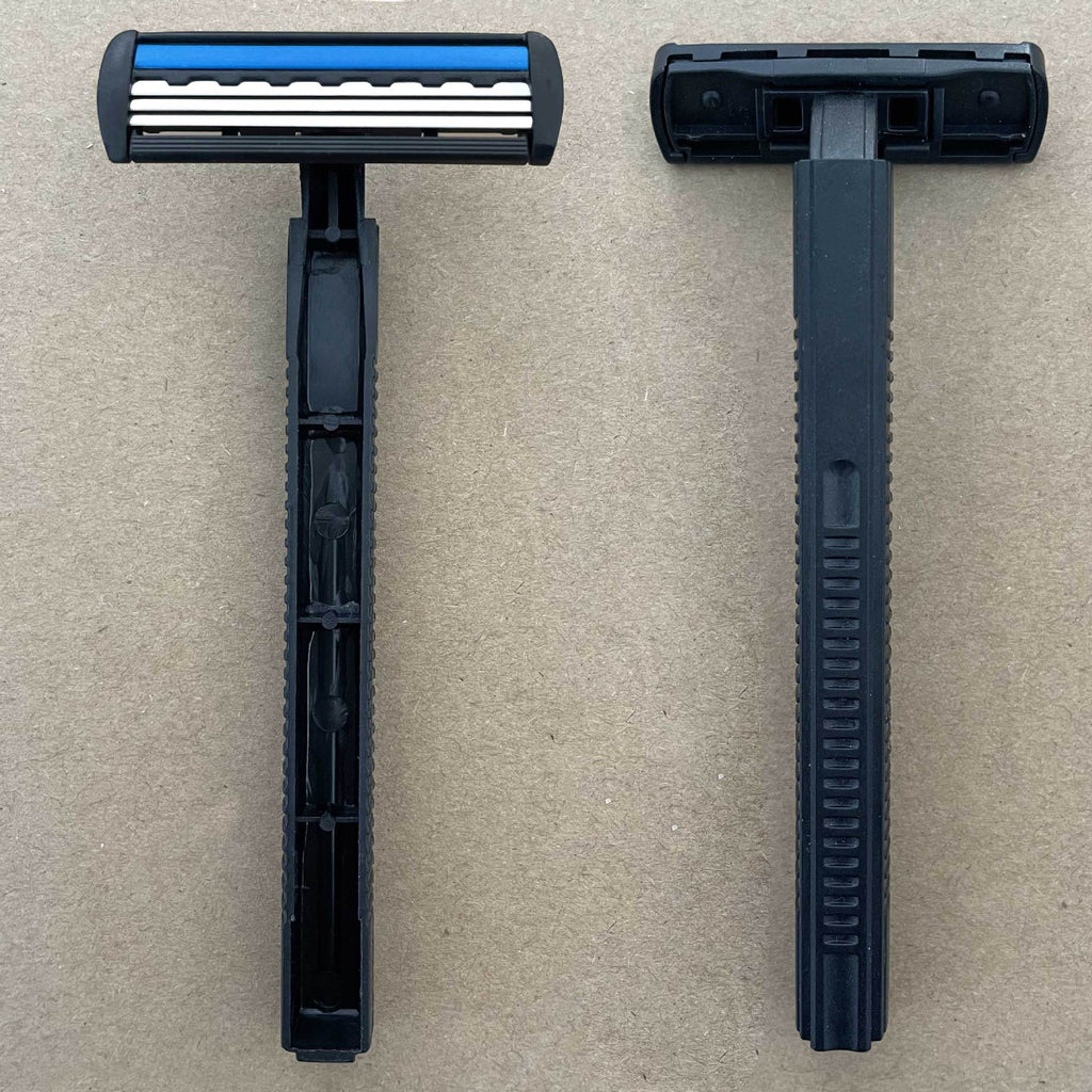 INFLEX Men's Disposable Razor 5-Pack – Double Blade with Long Safety Handle