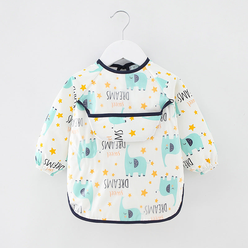 Long Sleeve Baby Bib – Waterproof Feeding Apron