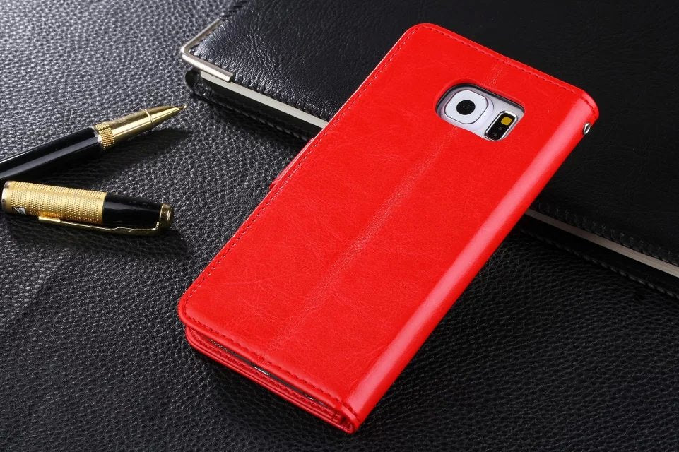 Leather Flip Case with Lanyard – Samsung Galaxy S6
