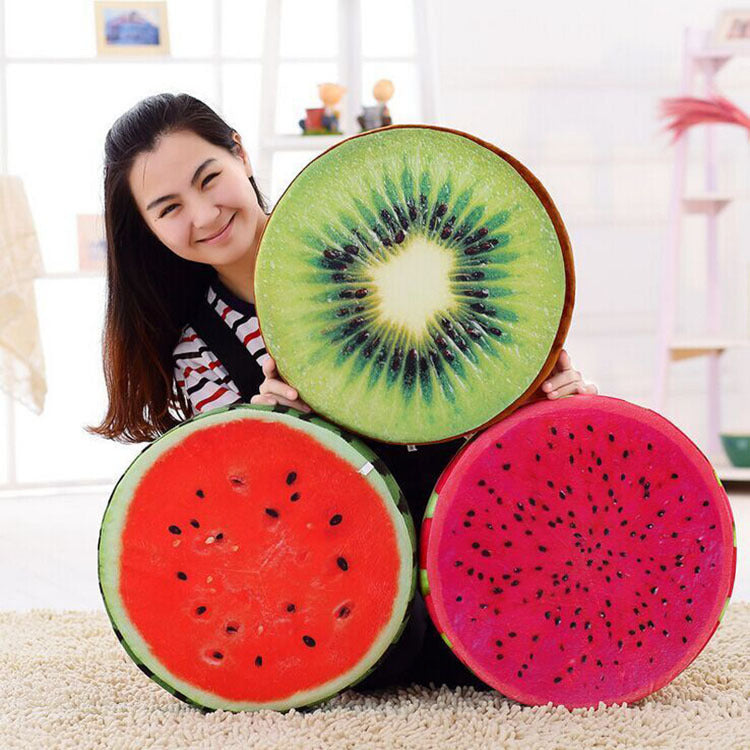 Fruity Fun 3D Plush Cushion