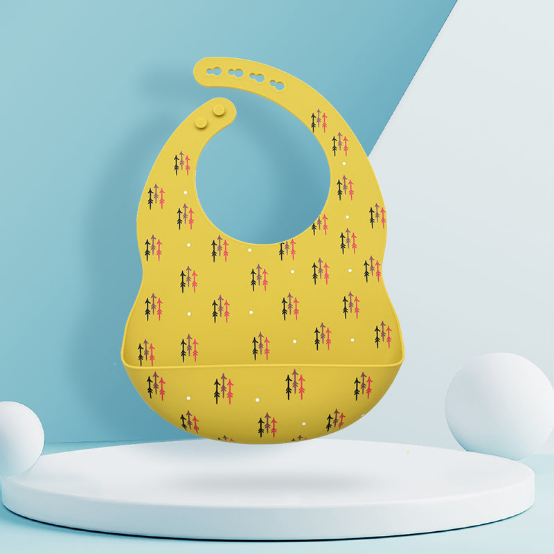 Silicone Baby Feeding Bib – Waterproof with Pocket