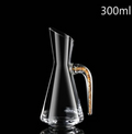 Gold Foil Crystal Wine Decanter | Elegant Glass Wine Dispenser 100ml & 300ml