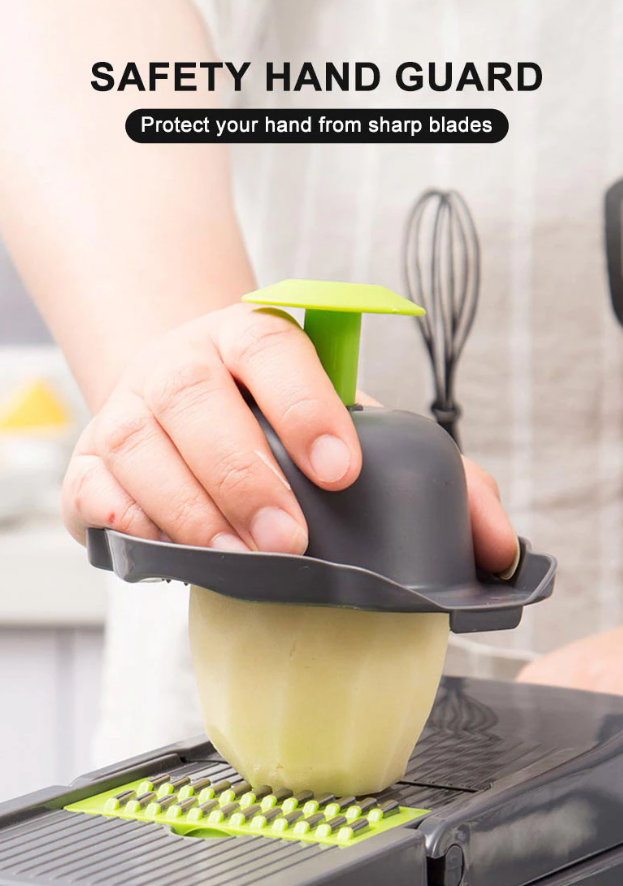 14-in-1 Vegetable Chopper – Stainless Steel Slicer Set