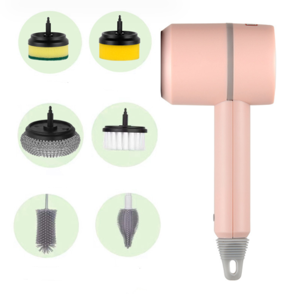 Electric Scrub Brush – Multiple Brush Heads