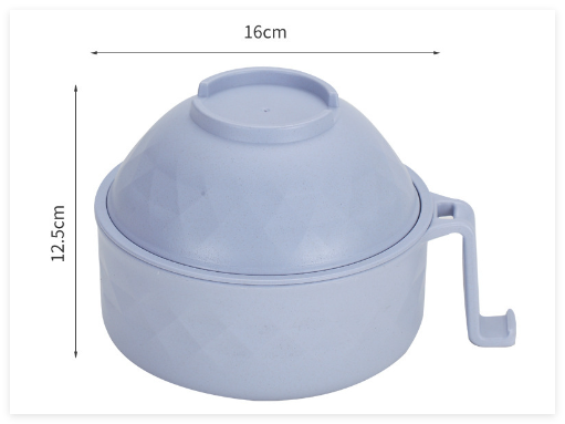 Ramen Bowl with Draining Lid – Microwave Safe