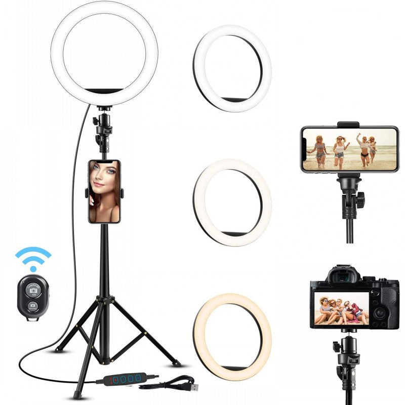16CM Desktop Ring Light – 6 Inch LED Selfie Light for Live Streaming, Makeup & Content Creation