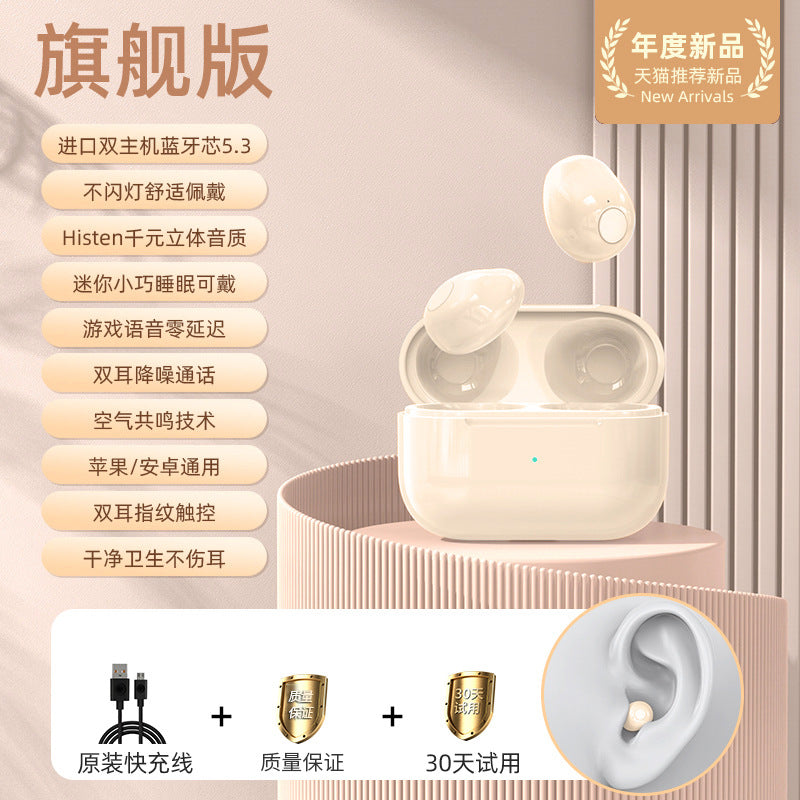 Mini Invisible Wireless Earbuds – Bluetooth 5.3