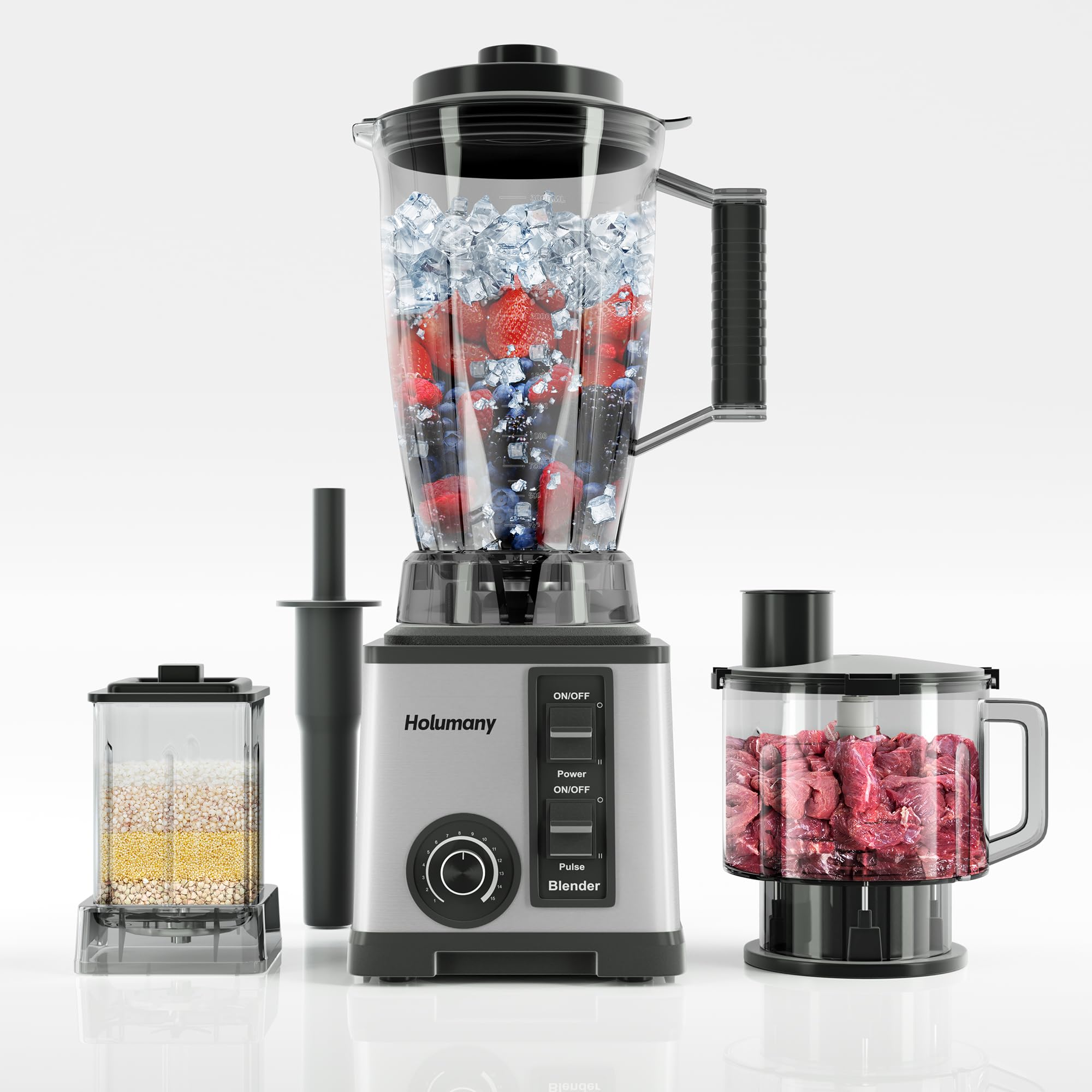 Multi-Function 1200W Kitchen Blender Combo