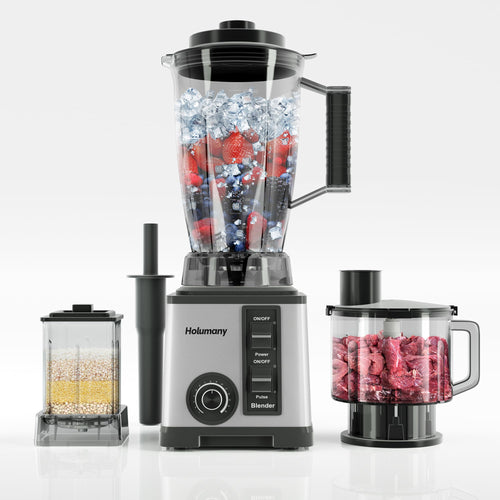 1200W Blender with Food Processor & Grinder – 3L Pitcher
