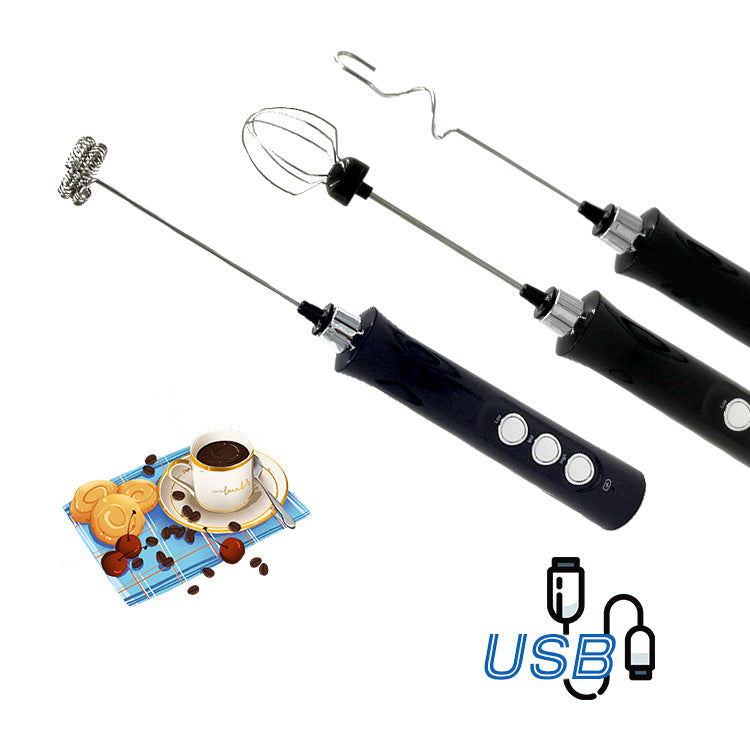 Tri-Function Kitchen Whisk, Mixer & Frother