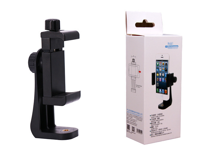 360° Rotating Phone Stand with Adjustable Clamp – Hands-Free Holder for Live Streaming & Selfies
