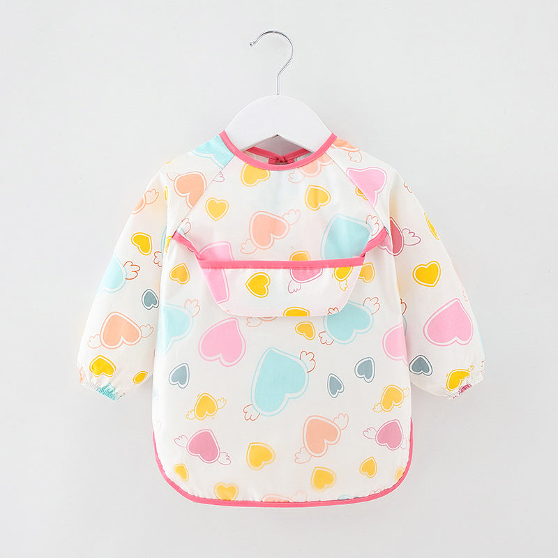 Long Sleeve Baby Bib – Waterproof Feeding Apron