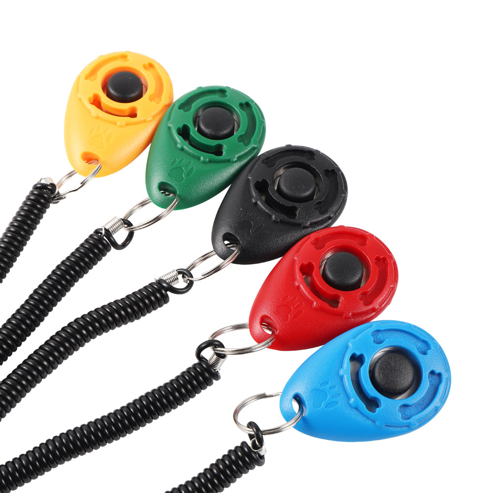 Dog Training Clicker – Adjustable Wrist Strap, 14 Colors