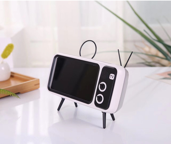 PTH800 Retro TV Phone Stand – Bluetooth Speaker, 4 Colors