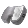 SAMSONITE Contoured Memory Foam Seat Cushion for All Seats, 2.75" Thickness, Gray