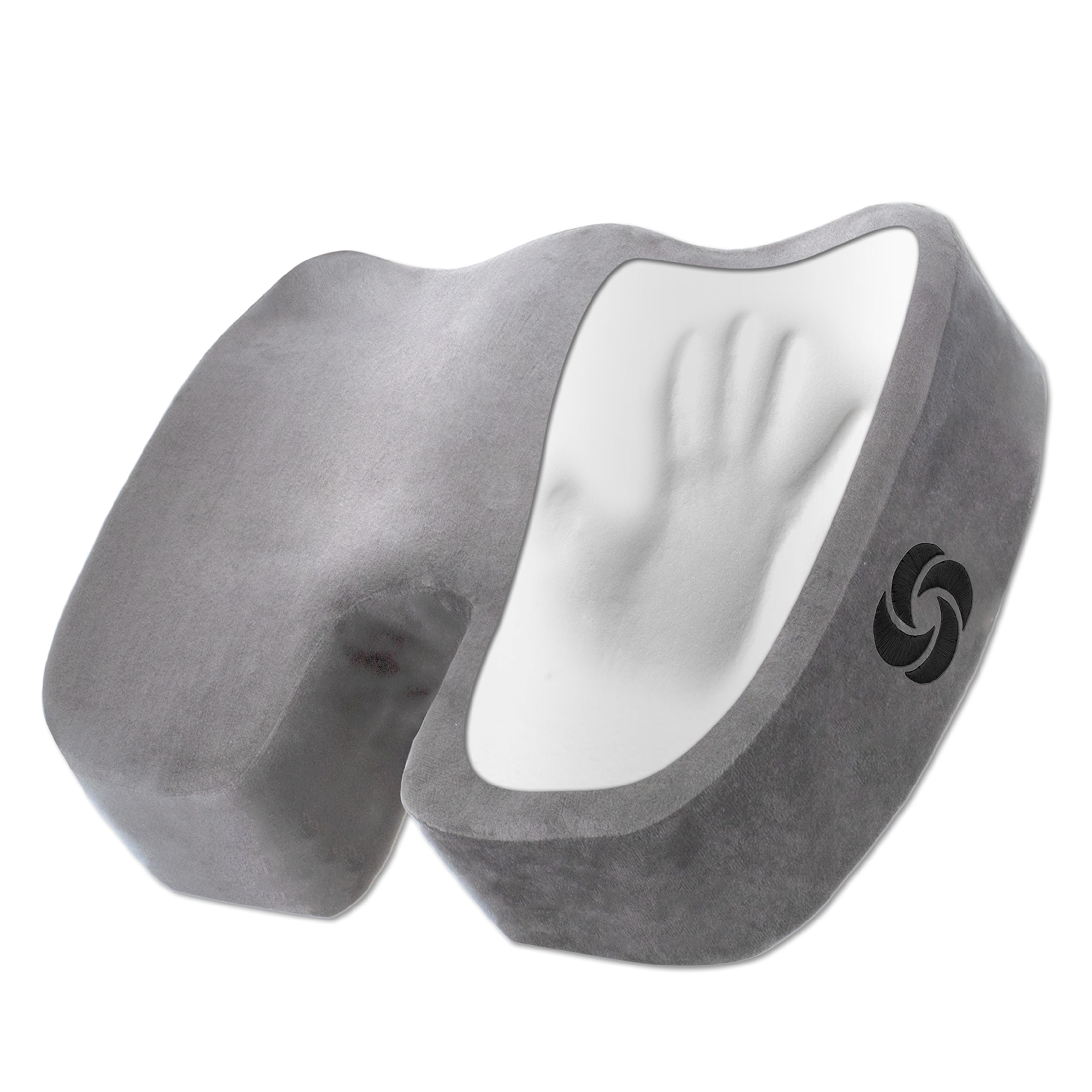 SAMSONITE Contoured Memory Foam Seat Cushion for All Seats, 2.75" Thickness, Gray