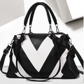 Chic Spliced Crossbody Tote