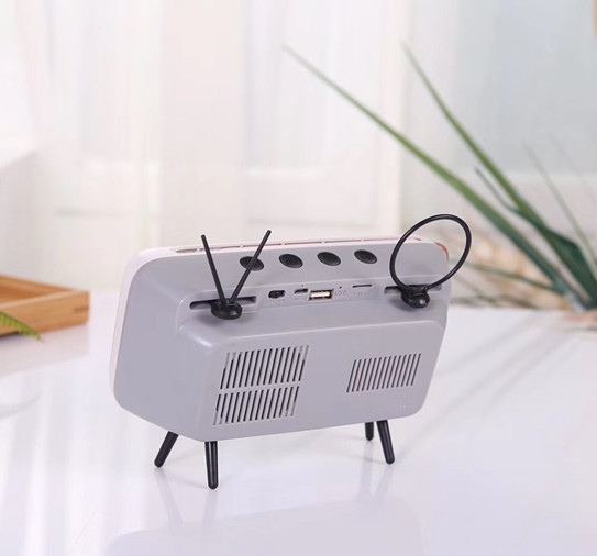 PTH800 Retro TV Phone Stand – Bluetooth Speaker, 4 Colors