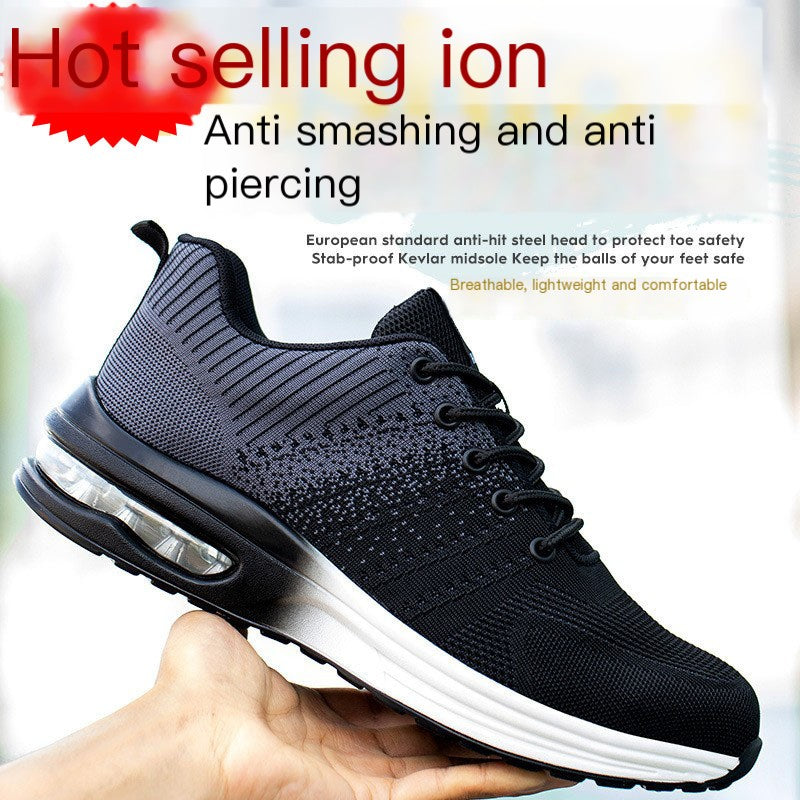 Men's Steel Toe Safety Shoes | Anti-Puncture, Slip-Resistant Work Boots