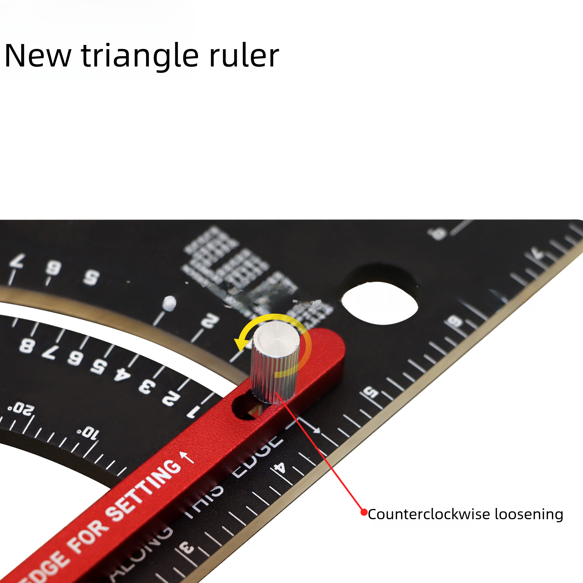PrecisionCraft Aluminum Triangle Ruler