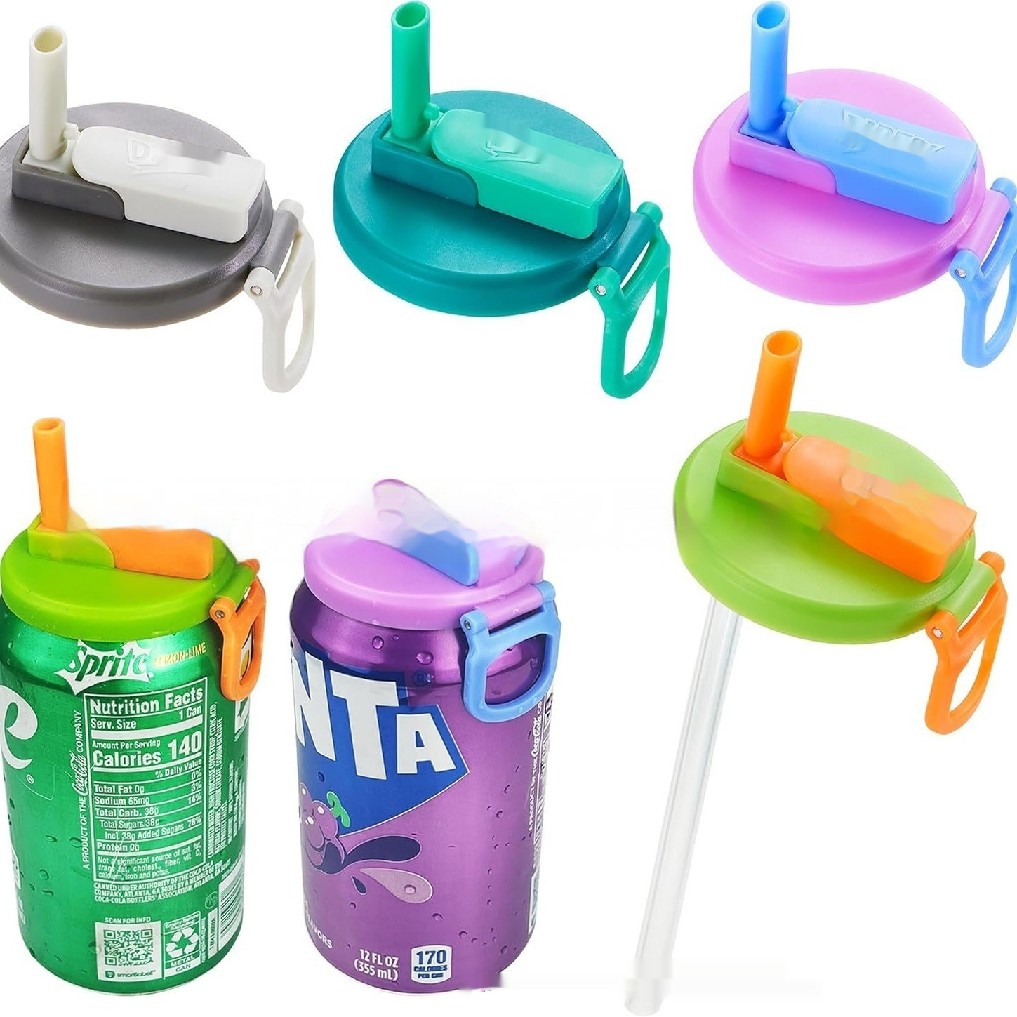 Portable Silicone Drinking Straw – Reusable, Foldable & Eco-Friendly | 8 Colors
