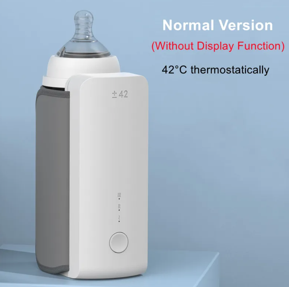 Wireless Baby Bottle Warmer | USB Rechargeable | 42°C