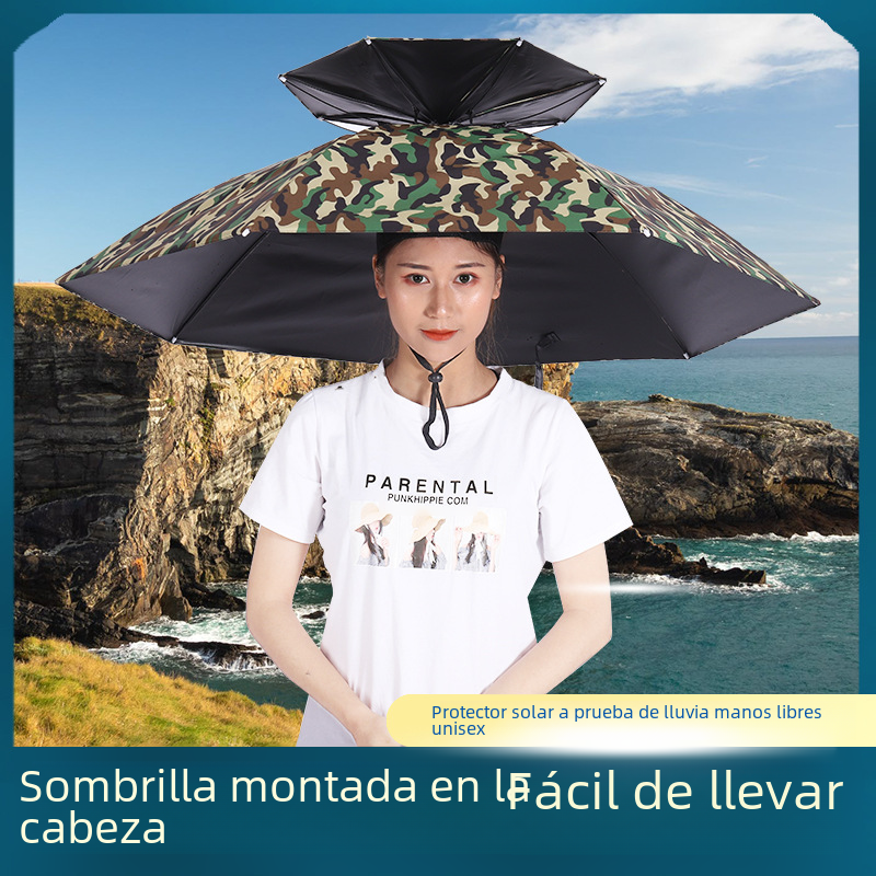 Umbrella Hat – Hands-Free Sun & Rain Head Umbrella