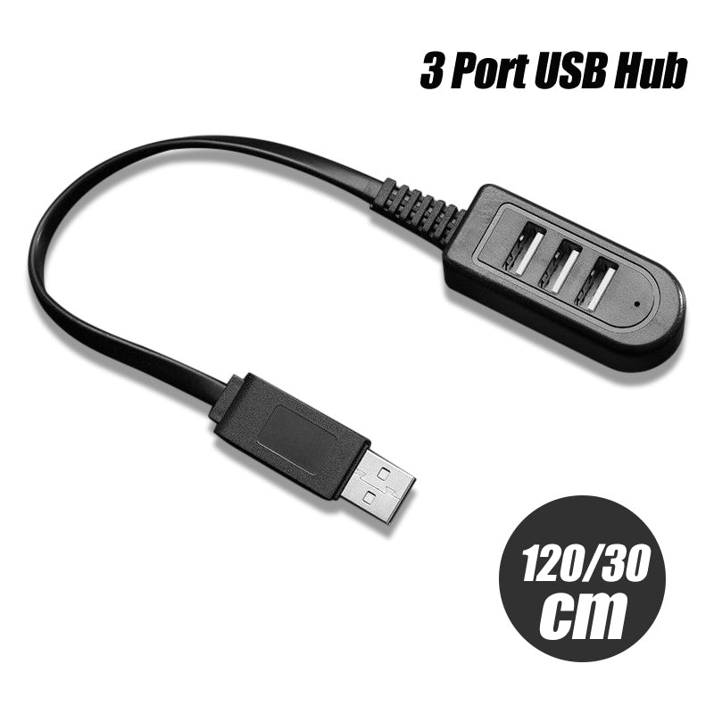 USB 3.0 Hub – Multifunctional Expansion Dock, 25cm & 120cm