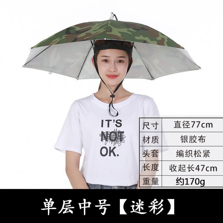 Umbrella Hat – Hands-Free Sun & Rain Head Umbrella