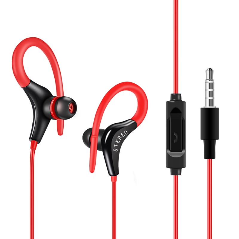 Sports In-Ear Headphones with Microphone – 3.5mm