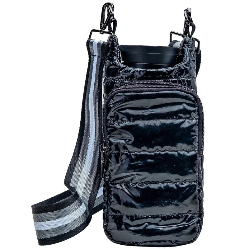Insulated Bottle Cover with Shoulder Strap