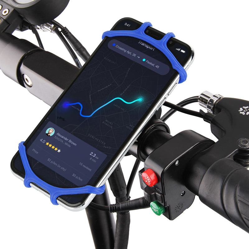 Bicycle Phone Holder – Silicone Handlebar Mount