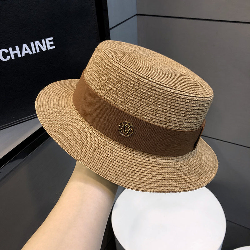 Women's Wide Brim Straw Hat – French Style Sun Hat