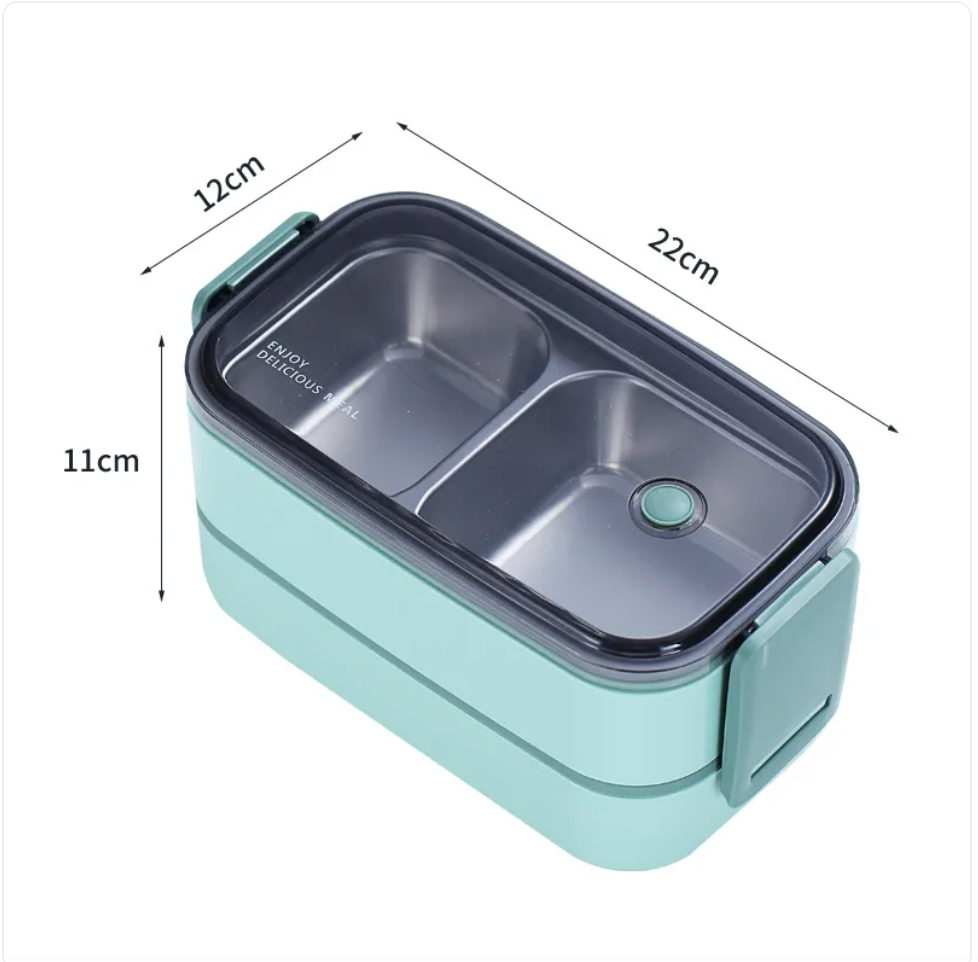 Stainless Steel Lunch Box – Single & Double Layer Meal Prep Container