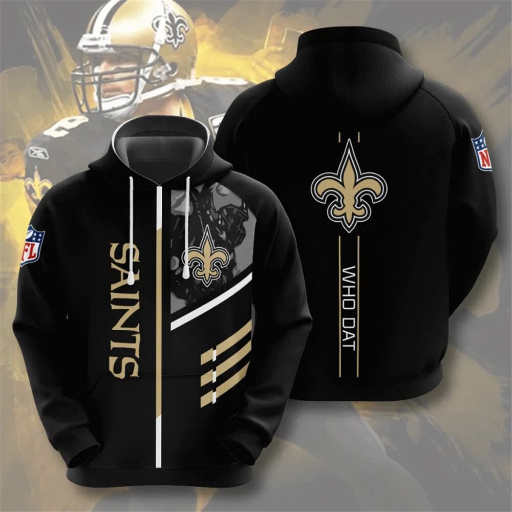 NFL 3D Digital Print Hoodie – Men's Loose Fit