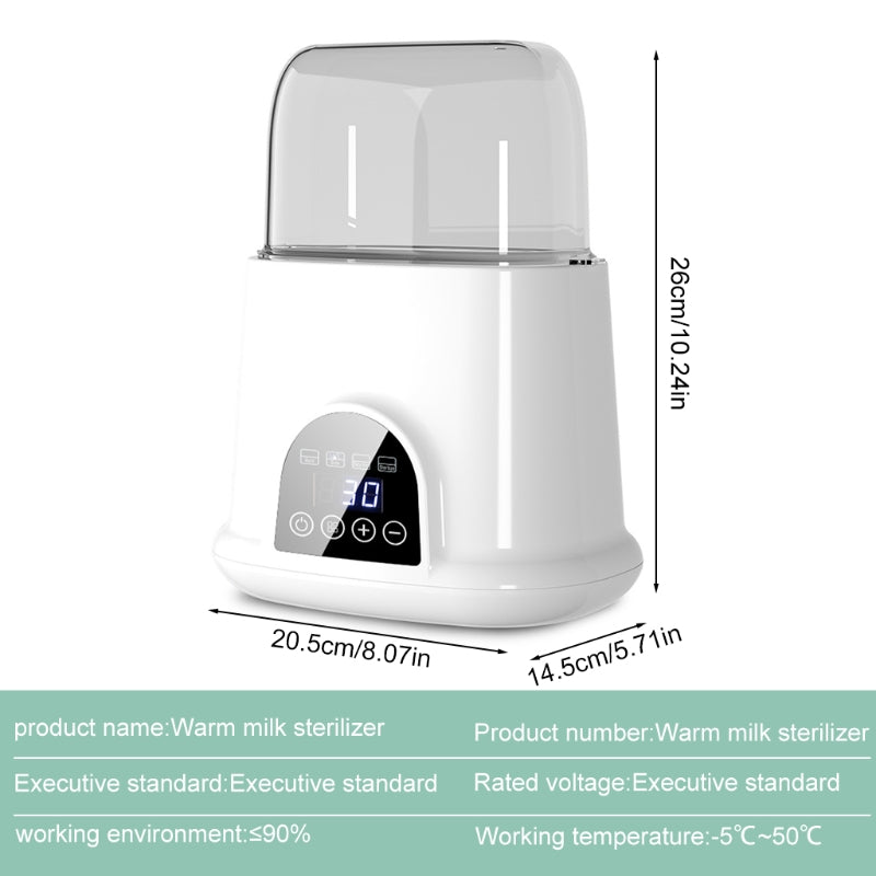 Baby Bottle Warmer & Sterilizer 4-in-1 – Smart Thermostat