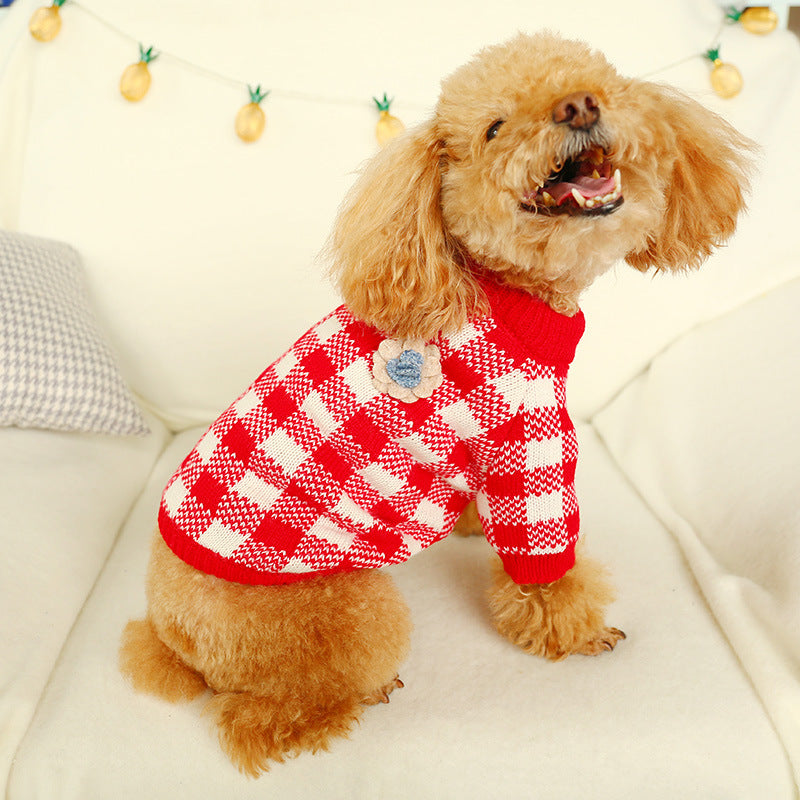 Autumn Winter Sweater for Pets: Dogs and Cats