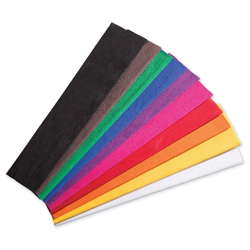 DIY Colored Crepe Paper for Crafting Rose Flowers