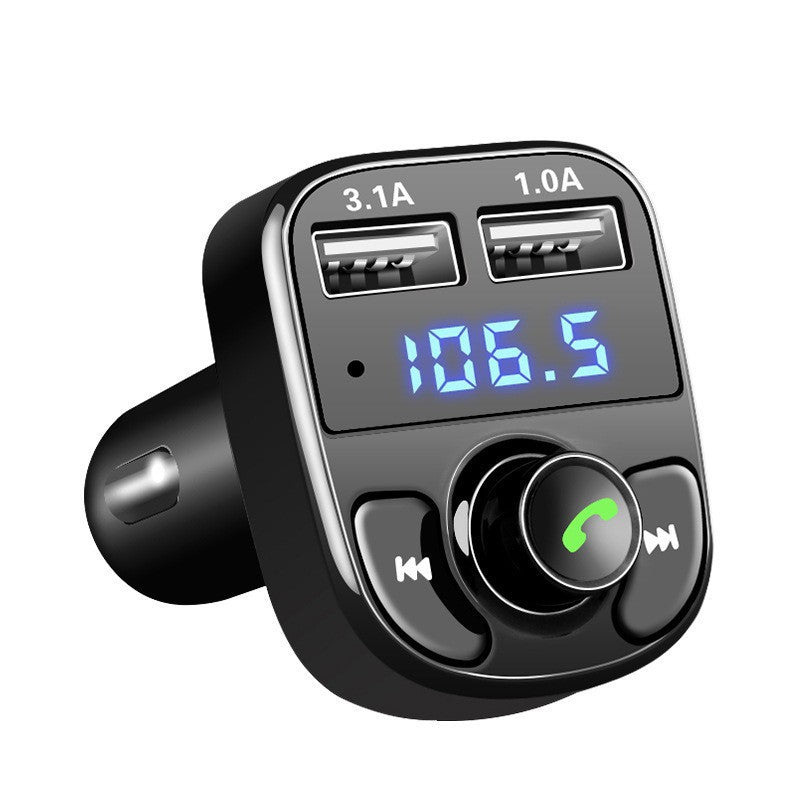 X8 Car Bluetooth FM Transmitter – Dual USB, MP3 Player