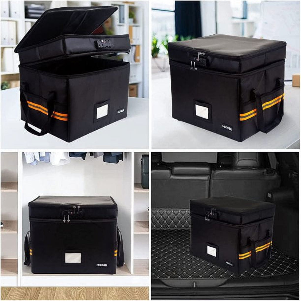 Fireproof Document Organizer – 2-Layer, Lockable