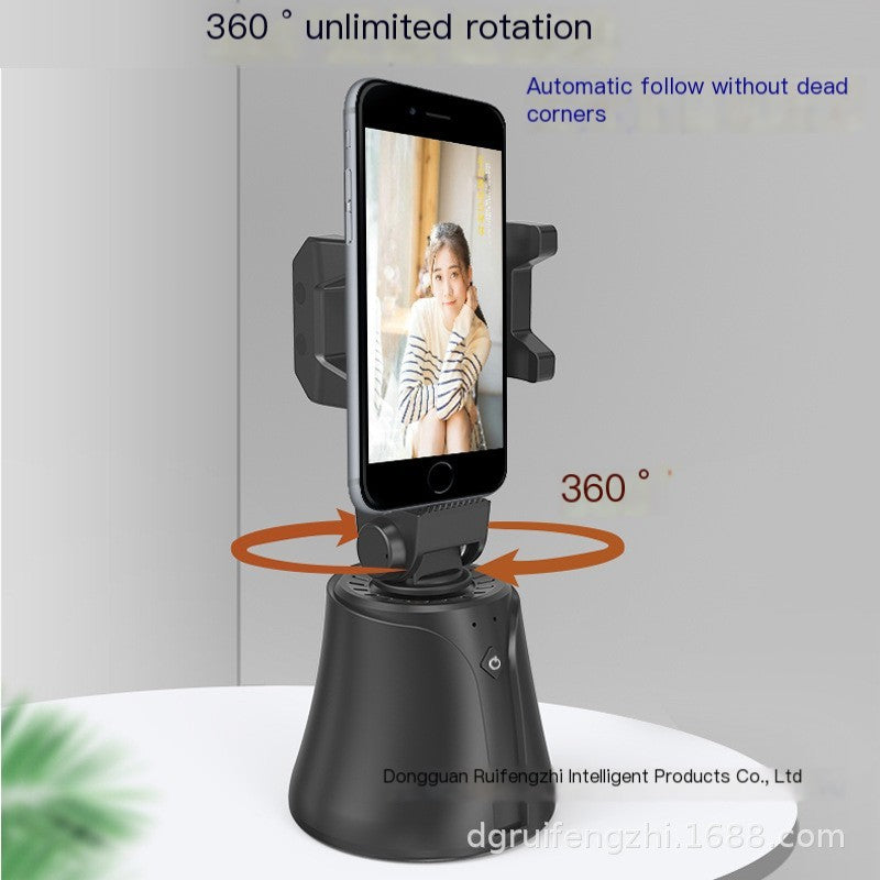 360° Face Tracking Smartphone Stand – Auto Rotating Gimbal