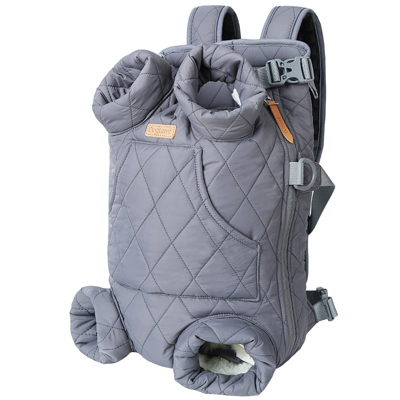 Cozy Winter Pet Carrier Backpack | Cat & Dog