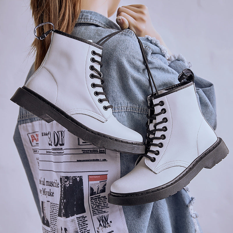 Chic All-Purpose Leather Martin Boots