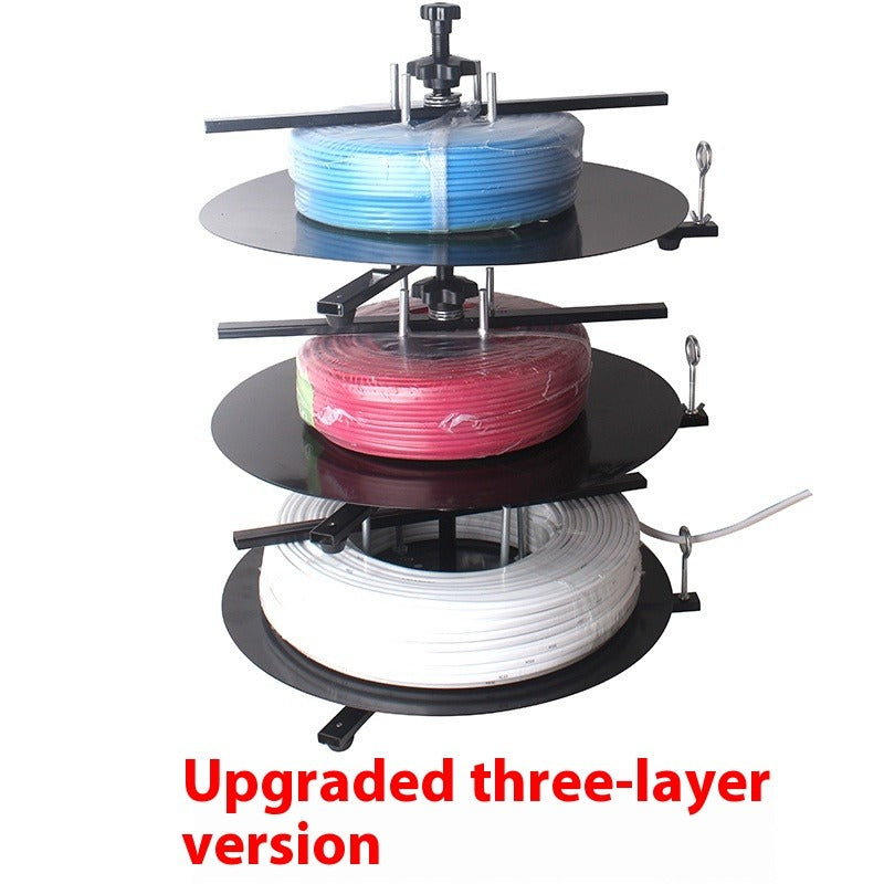 Steel Cable Drum Wire Reel – 39CM, 1 to 4 Layers