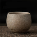 Japanese Handmade Pottery Tea Cup – Coarse Ceramic