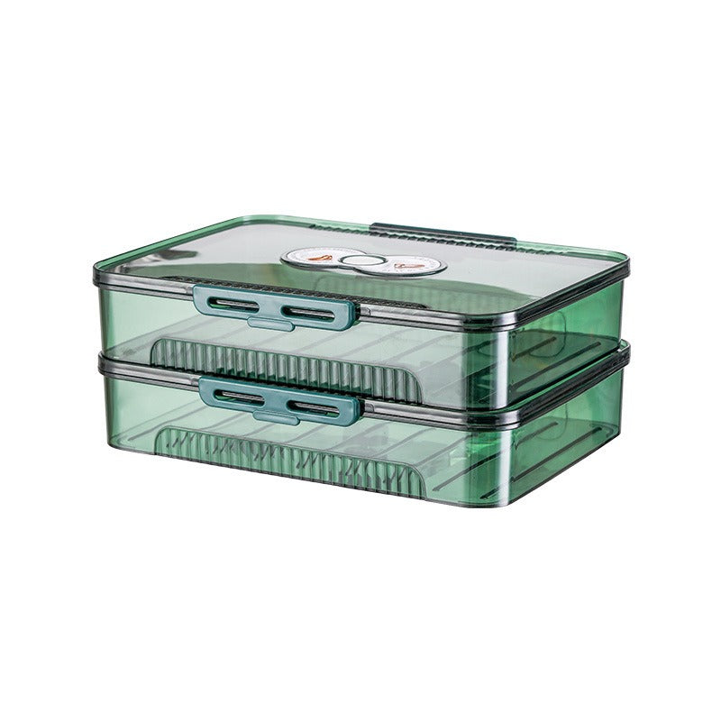 Freezer-Safe Dumpling Storage Box – Airtight PET Food Container
