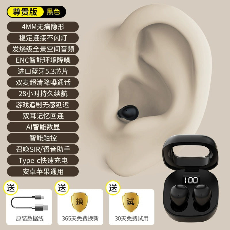 Mini Invisible Wireless Earbuds – Bluetooth 5.3