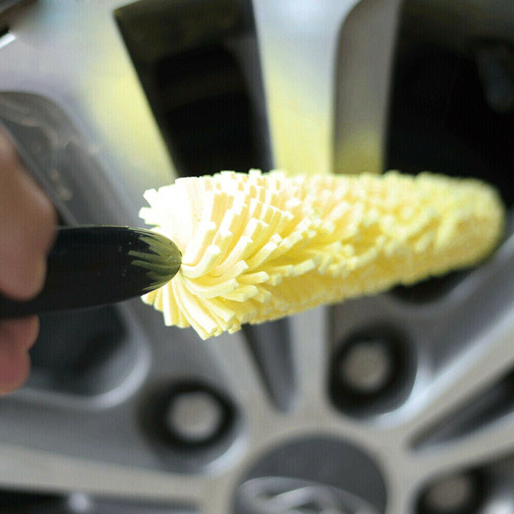 Car Wheel Hub Cleaning Brush – PP Handle, EVA Bristles